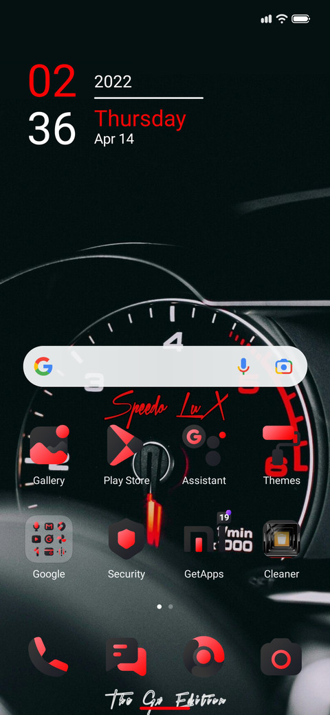 Speedo LuX MK screenshot