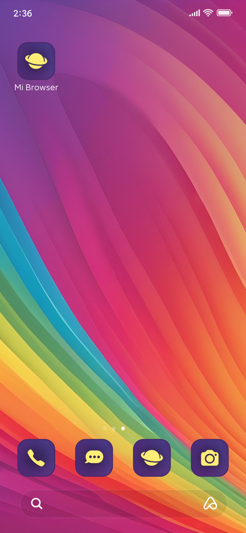 colorful rainbow screenshot