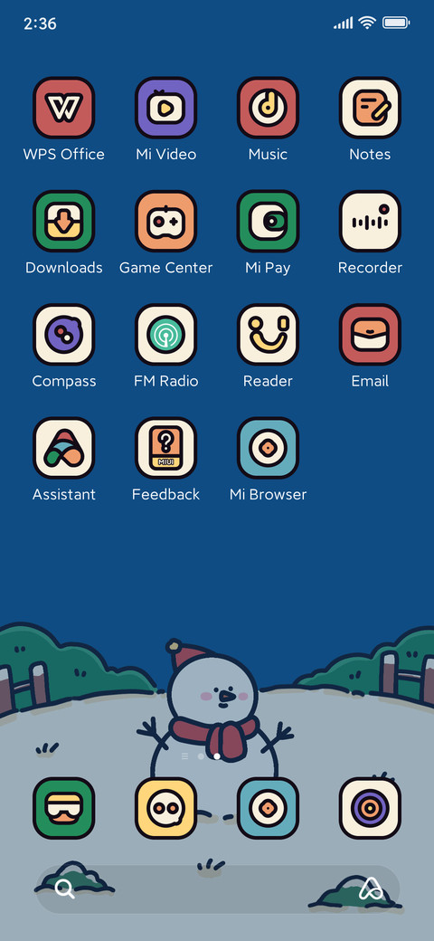 Graffiti snowman screenshot