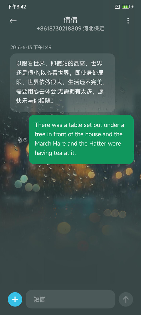 轻简约 雨雾之景 screenshot