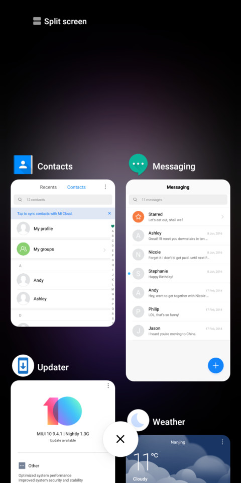 OXYGEN NS screenshot