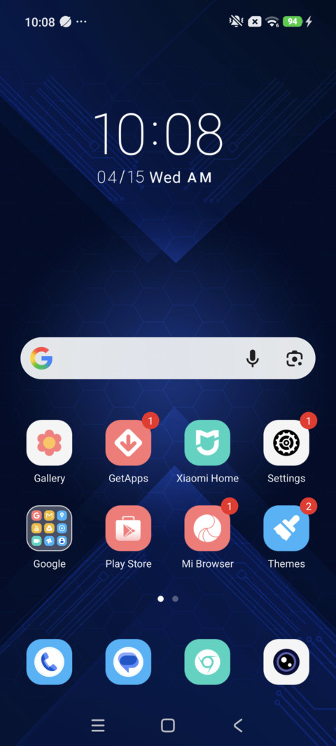 Deep Blue Core screenshot