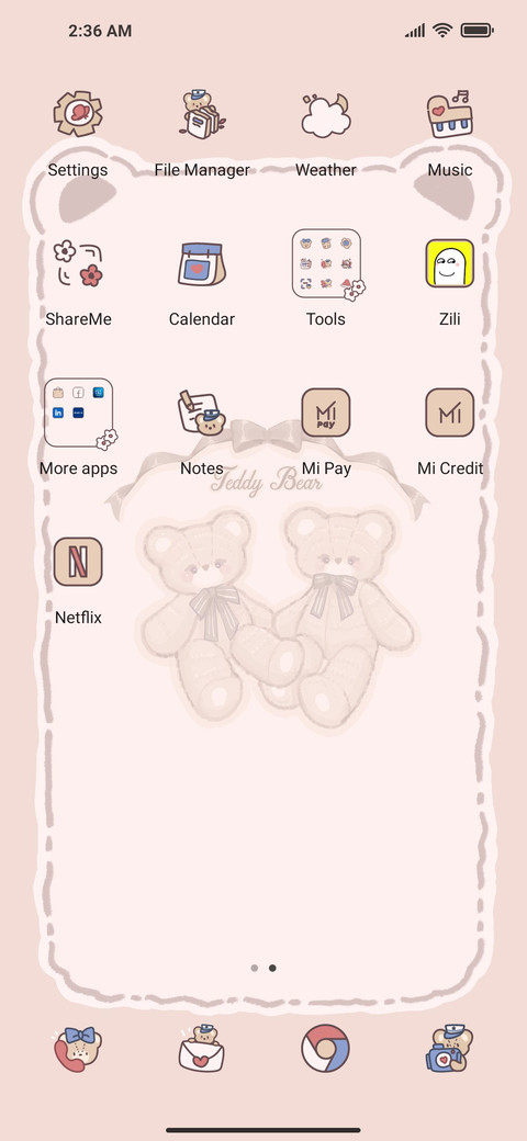 cute brown bear screenshot