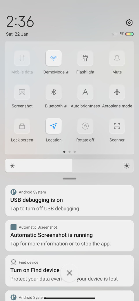 White screenshot