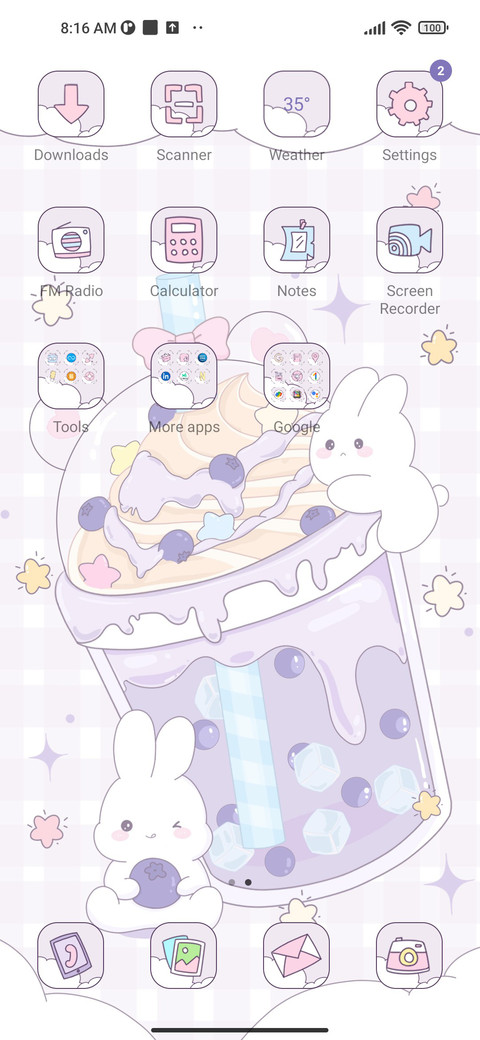 Rabbit milk tea screenshot