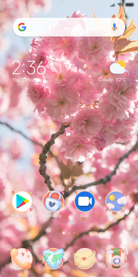 Water drops screenshot