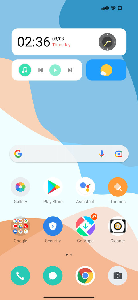 Blue OS screenshot