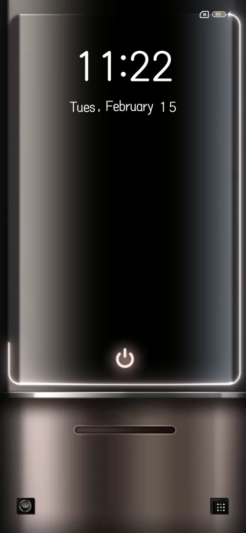 Minimalist mirror screenshot