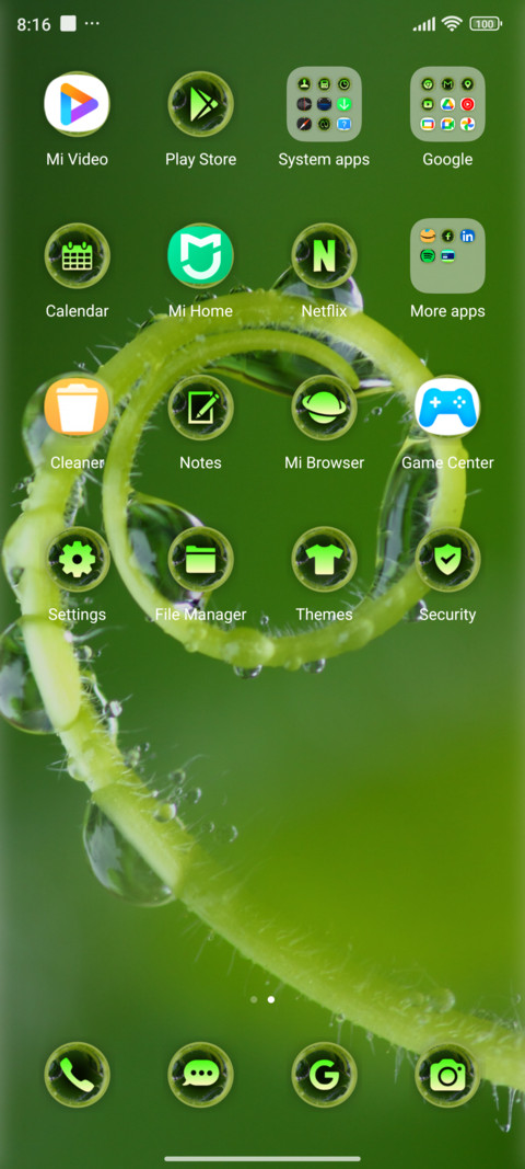 leaves swirl screenshot