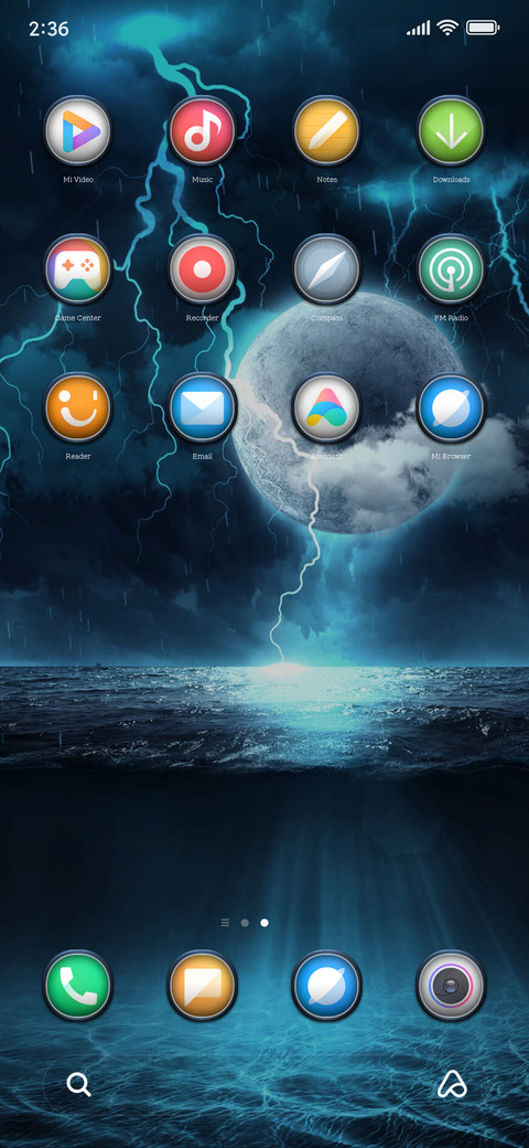 Storm ocean screenshot
