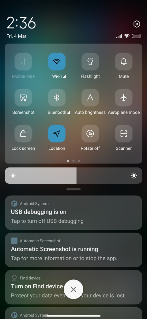 Glow lamp screenshot