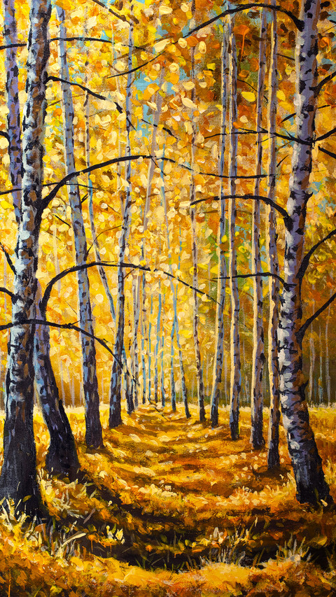 Landscape oil painting screenshot