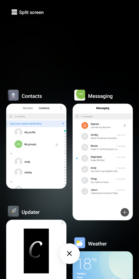 Casper screenshot