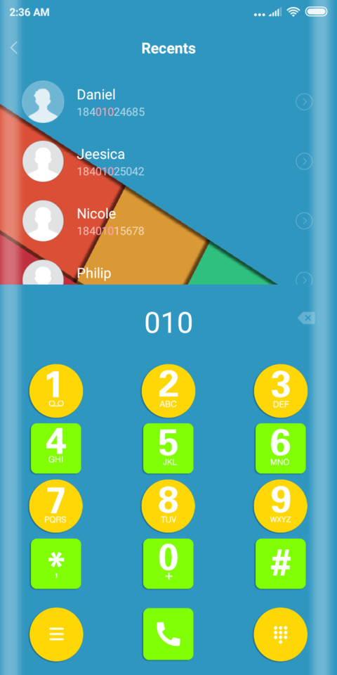 Colour screenshot