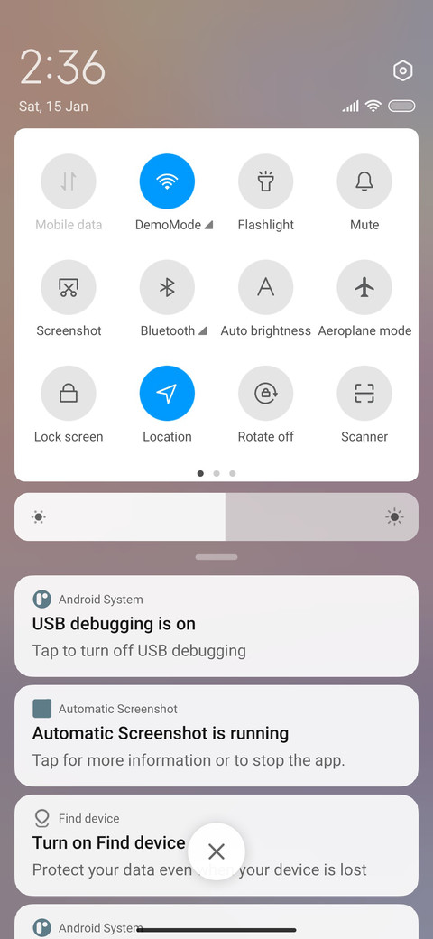 galaxy screenshot