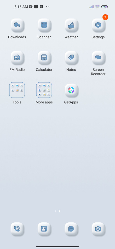 Blue mimicry screenshot