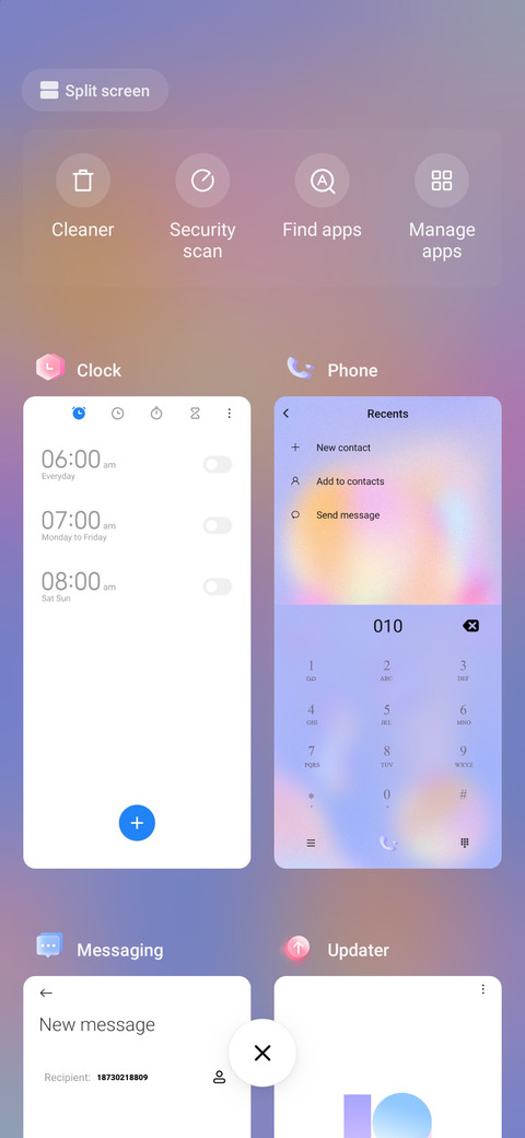Glass frosted screenshot