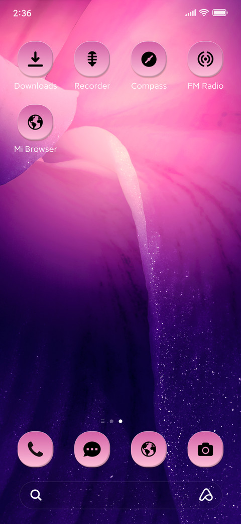 Minimal Purple screenshot