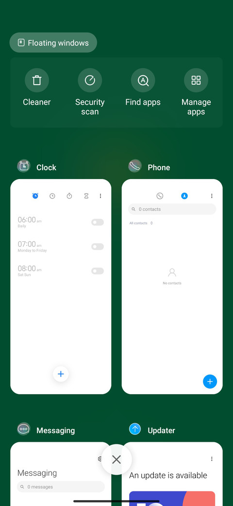 Green dinosaur screenshot