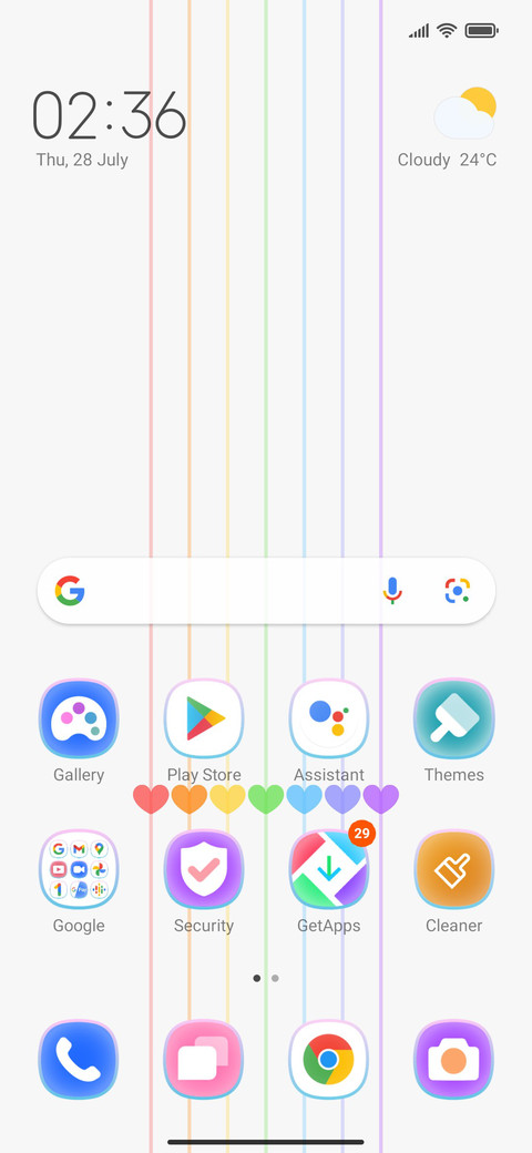 Heart Rainbow screenshot