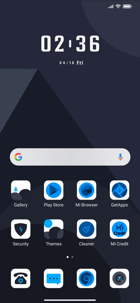 Soft Blue screenshot
