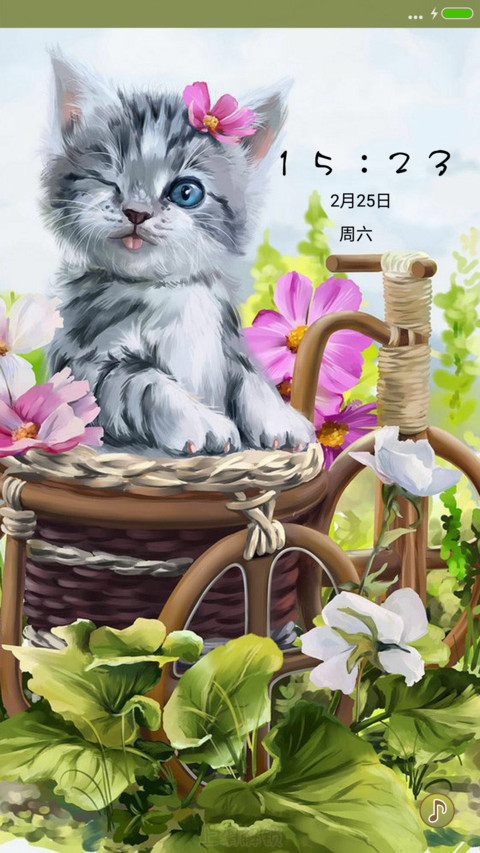 手绘趣味猫咪 screenshot