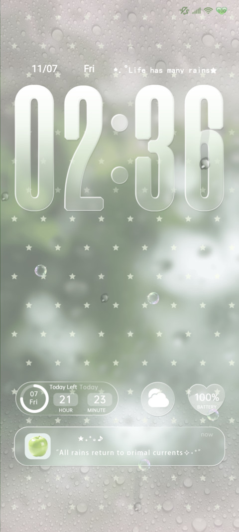Custom Lucky rain screenshot