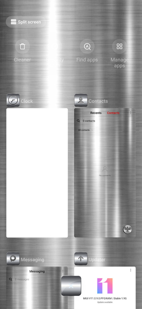 Silver metal screenshot