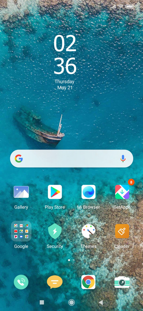 Blus OS screenshot