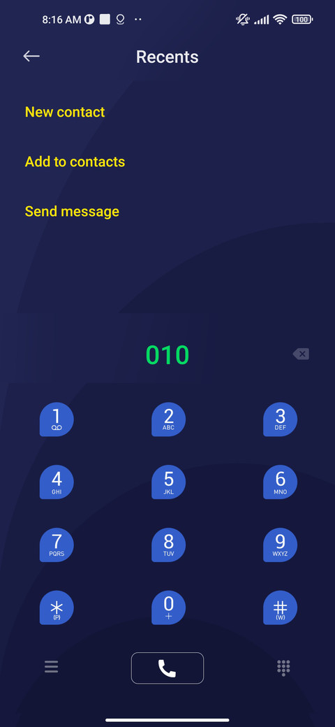 Minimalist screenshot