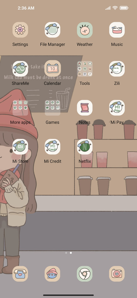 Winter percent screenshot