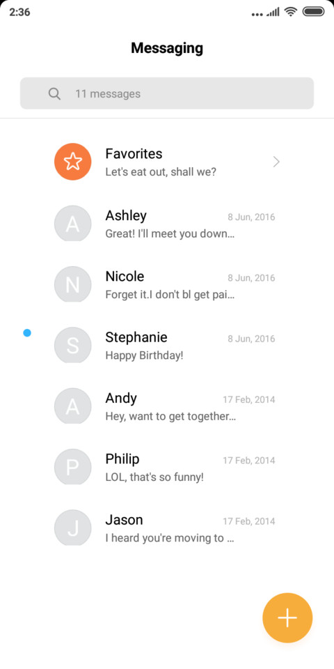 CleanUI v10 screenshot