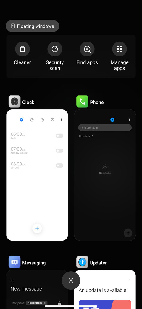 Clock multimode screenshot