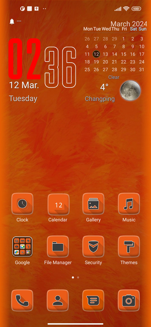 Orange v12 screenshot