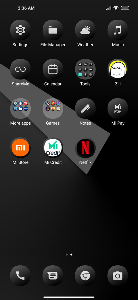 Minimal Black screenshot
