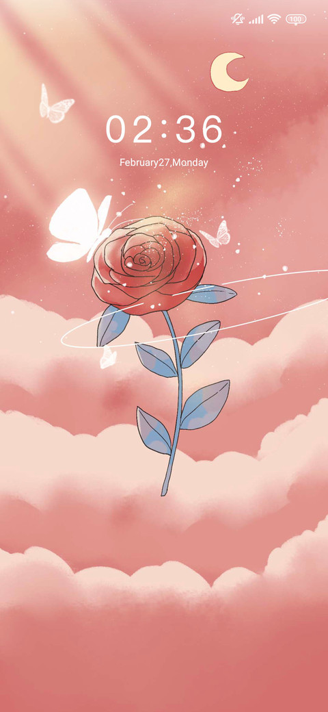 Romantic roses screenshot
