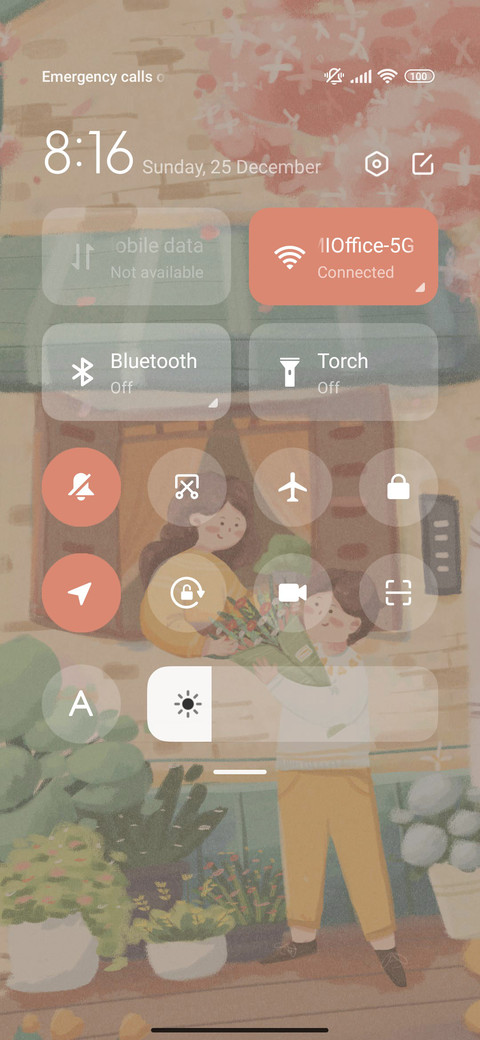 Bouquet of flowers screenshot