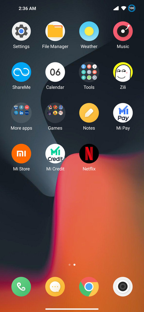 Android r11 screenshot