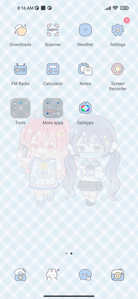 Personality screenshot