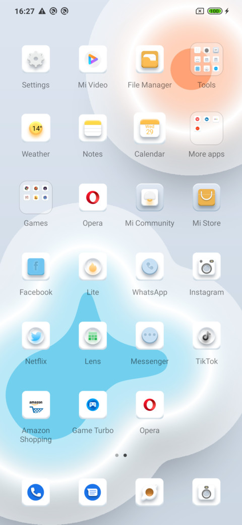 White color ring screenshot