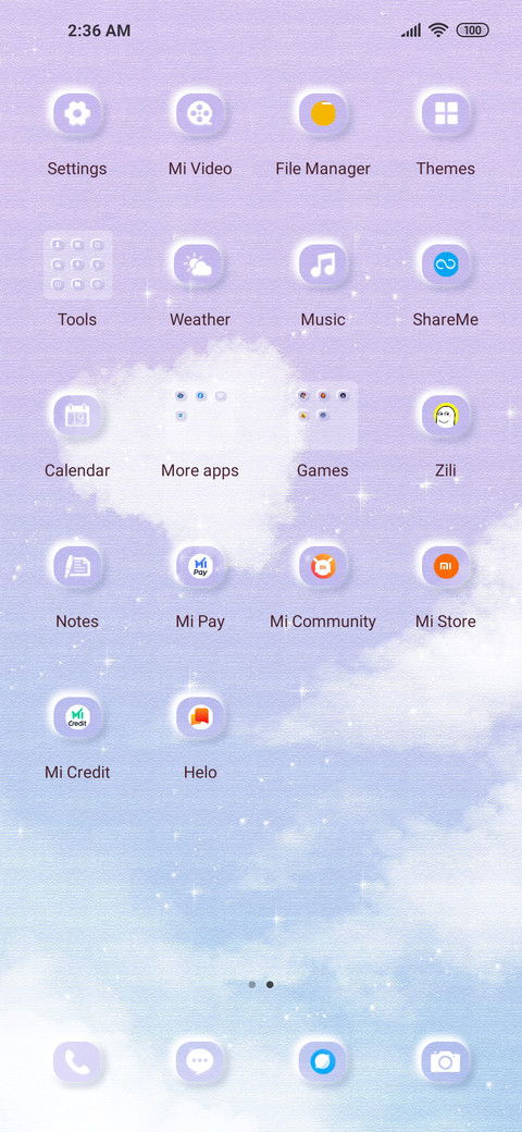 Pure and fresh screenshot