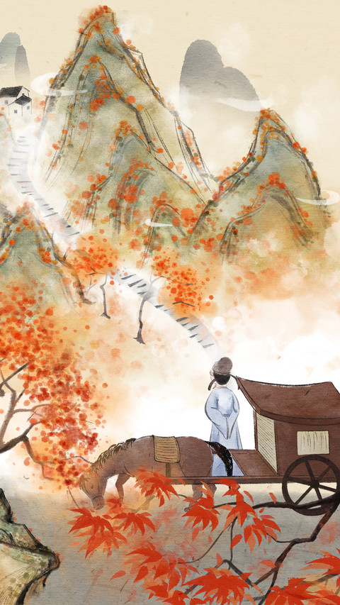 In autumn i always sigh with sadness and a fragile heart screenshot