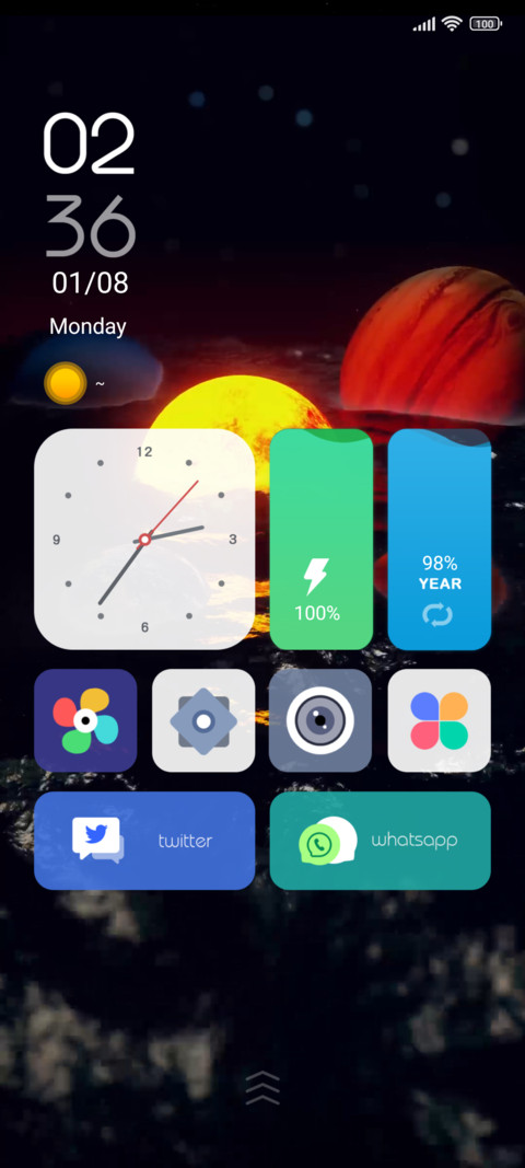 Submerged galaxy screenshot