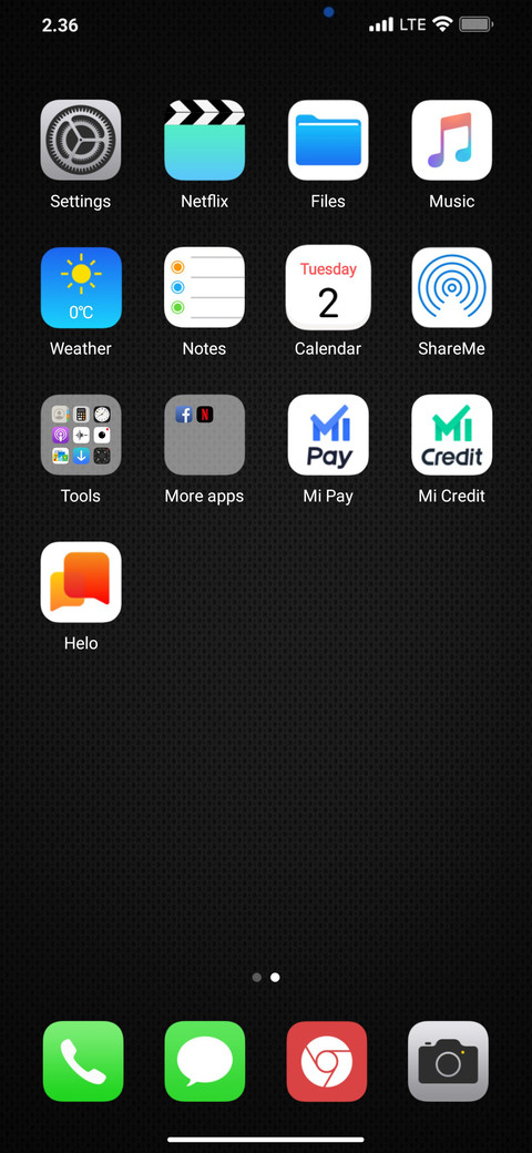 iOS Standard screenshot