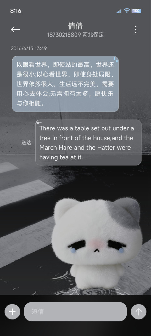 ins小猫 等天晴 screenshot