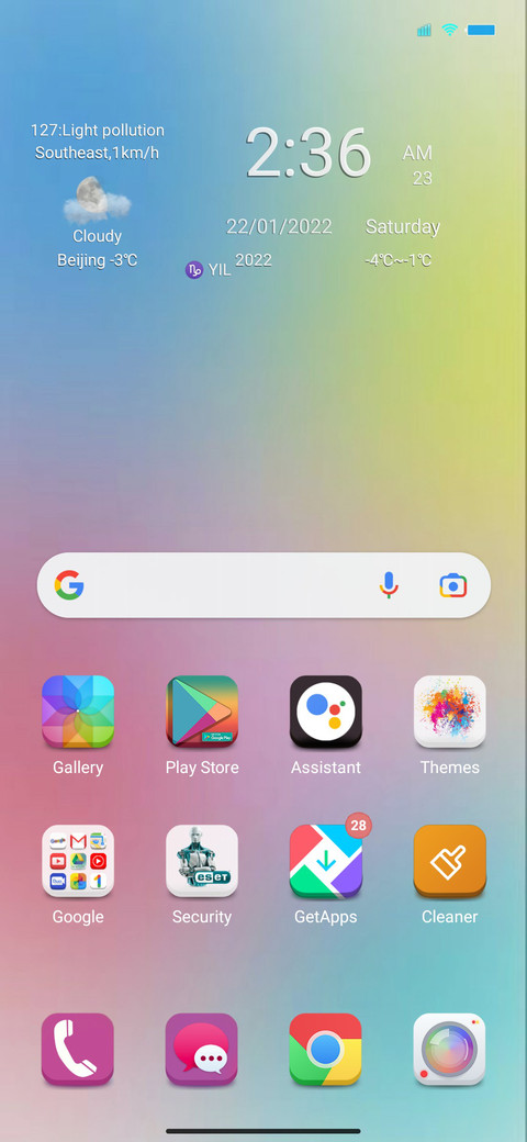 Pink Blue screenshot