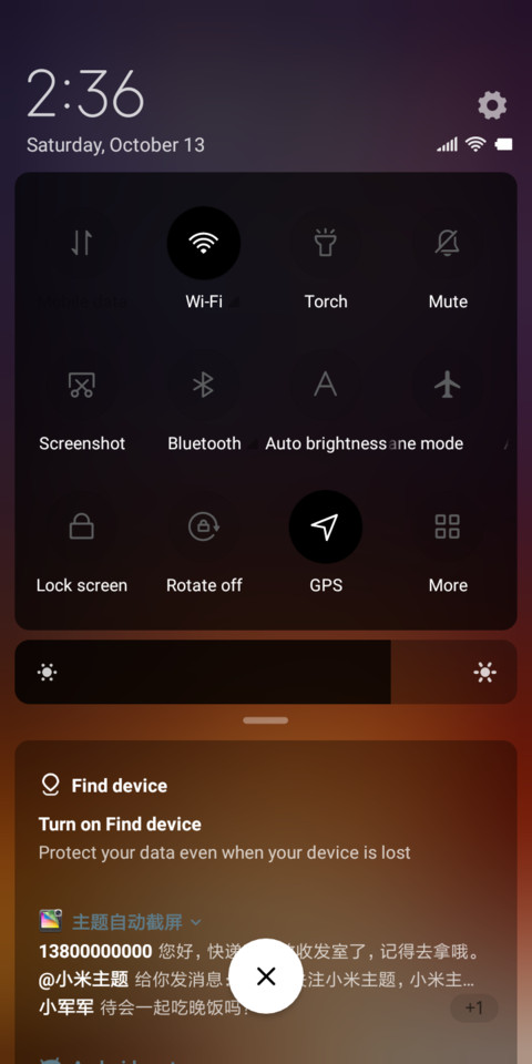 JustDark V10 screenshot