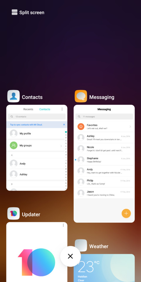 JustDark V10 screenshot