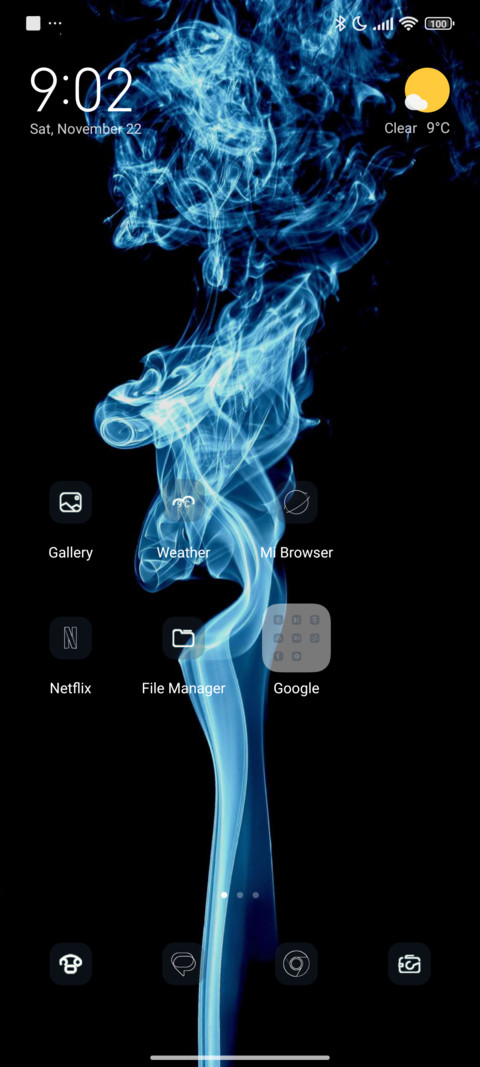Smoke Blue screenshot