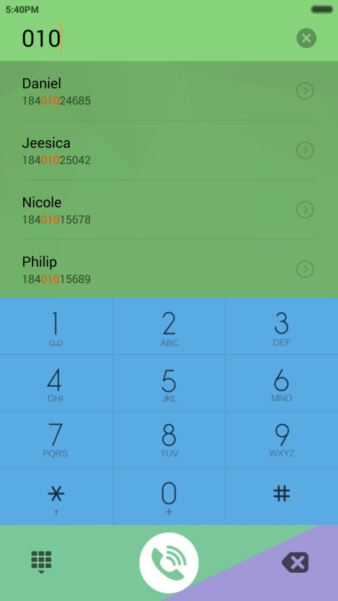  IN Flat Theme screenshot